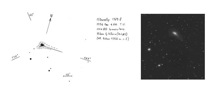 Cometa 19/P Borrelly - confronto