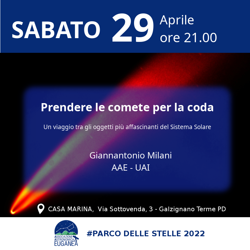 Prendere le comete per la coda - aprile 2023