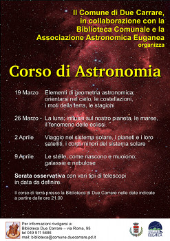 Corso di Astronomia Due Carrare
