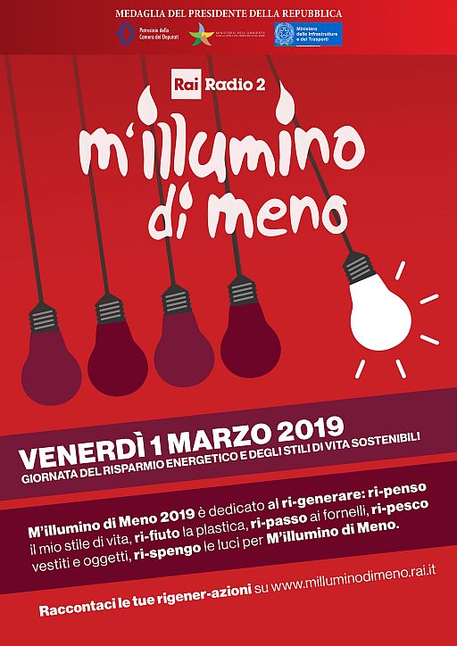 M'illumino di meno 2019