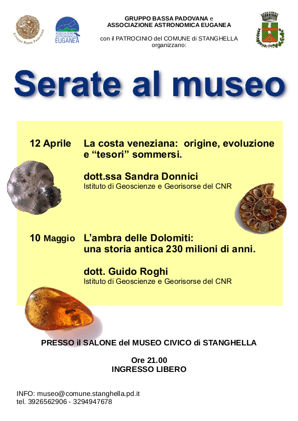 Serate al museo di Stanghella 2024