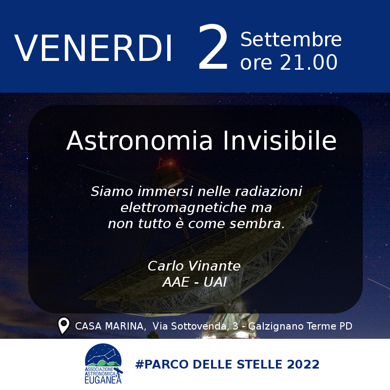 Astronomia Invisibile - settembre 2022