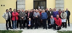 Foto di gruppo al planetario di Padova