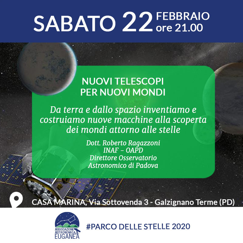 Nuovi telescopi per nuovi mondi Nuovi telescopi per nuovi mondi