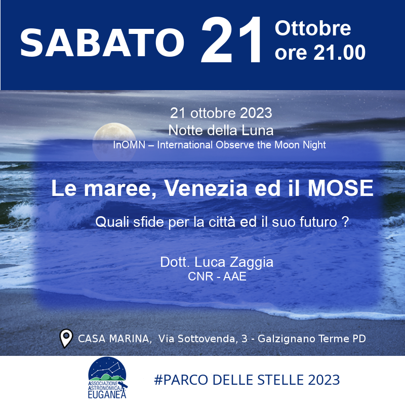 Notte della Luna - Maree - Ottobre 2023