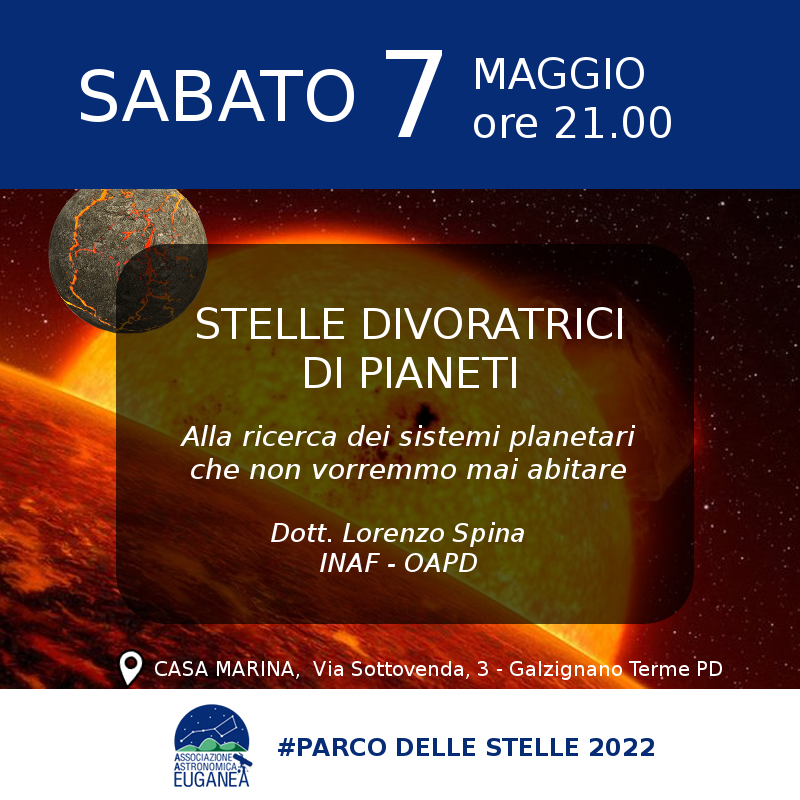 Stelle divoratrici di pianeti - maggio 2022