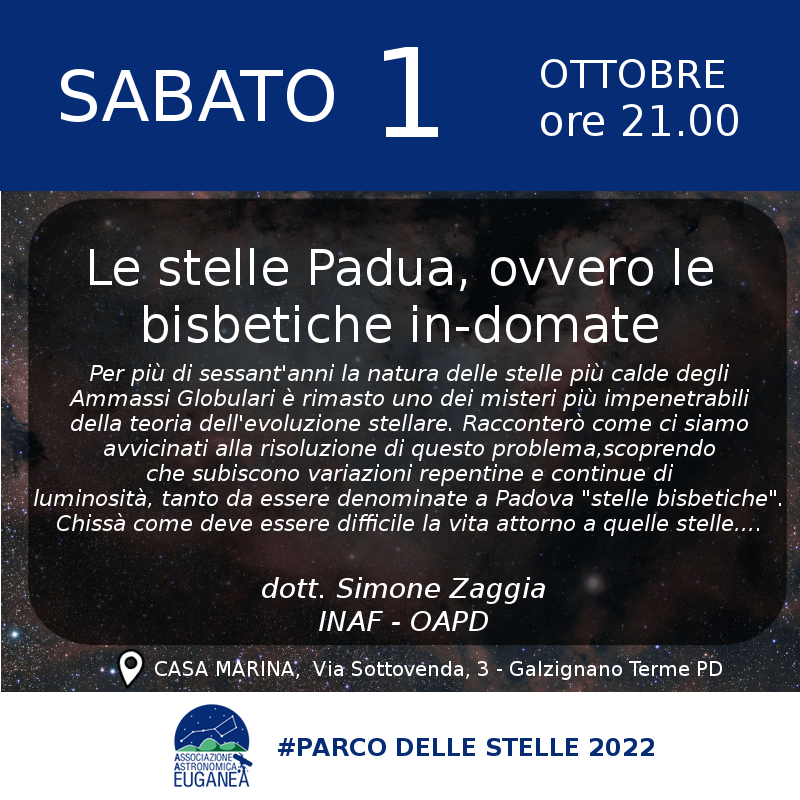 Astronomia Invisibile - settembre 2022