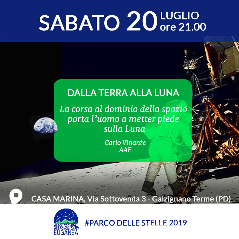 20 luglio 2019 dalla terra alla luna apollo 11